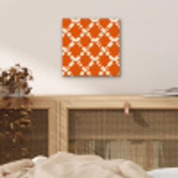 Oranje - Ruitpatroon - Wit aluminium wit klein 46 -sfeer3