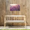 Lavendel - Paars - Zonlicht Tuinposter op houten frame 2 cm dik klein -sfeer4