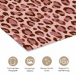 Luipaard - Patroon - Roze poster papier klein 62 -tcloseup_DE