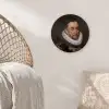 Willem van Oranje - Schilderij van Adriaen Thomasz. Wandcirkel kunststof plaat 5mm dik klein -sfeer5