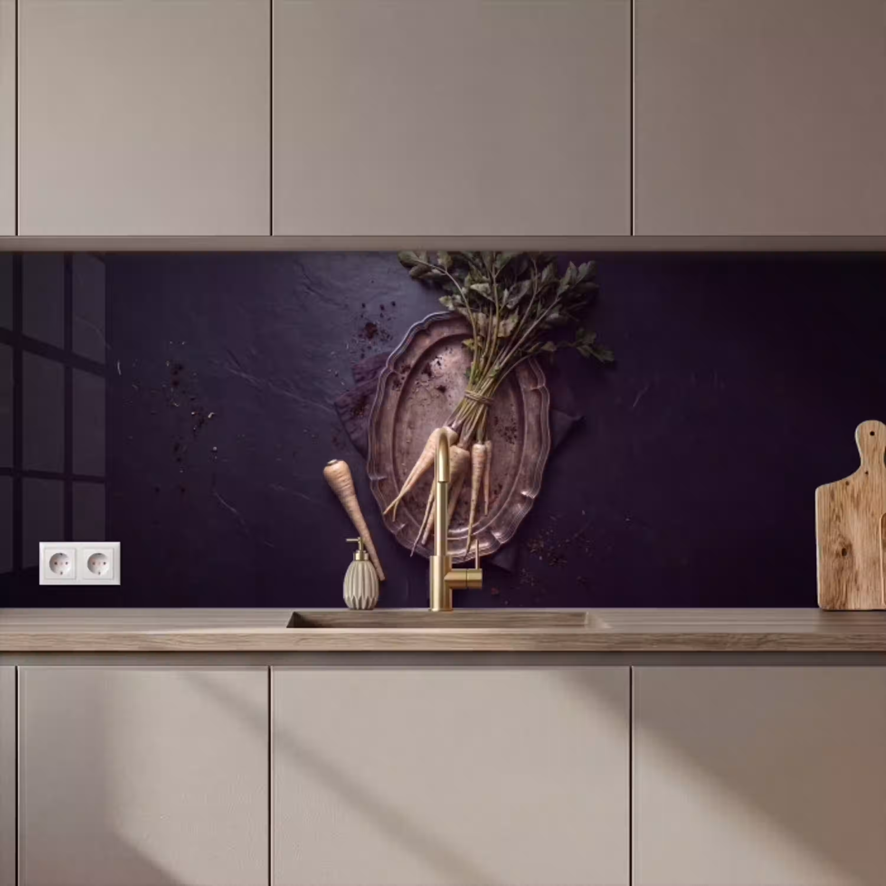 Groenten - Still-leven - Donker keuken achterwand 2 middel zz_3dshopping
