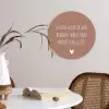 Quotes - En dan denk ik aan Brabant - Spreuken - Guus Meeuwis Wandcirkel kunststof plaat 5mm dik klein -sfeer4
