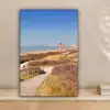Strand - Zee - Vuurtoren - Nederland canvas 2cm klein -sfeer1