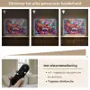 Monster - Graffiti - Kleuren - Oranje Light Box met batterij (Wandlamp) middel -USP_dimbaarNL