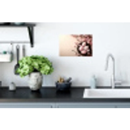 Roze - Bloesems - Eieren Muursticker klein -keuken