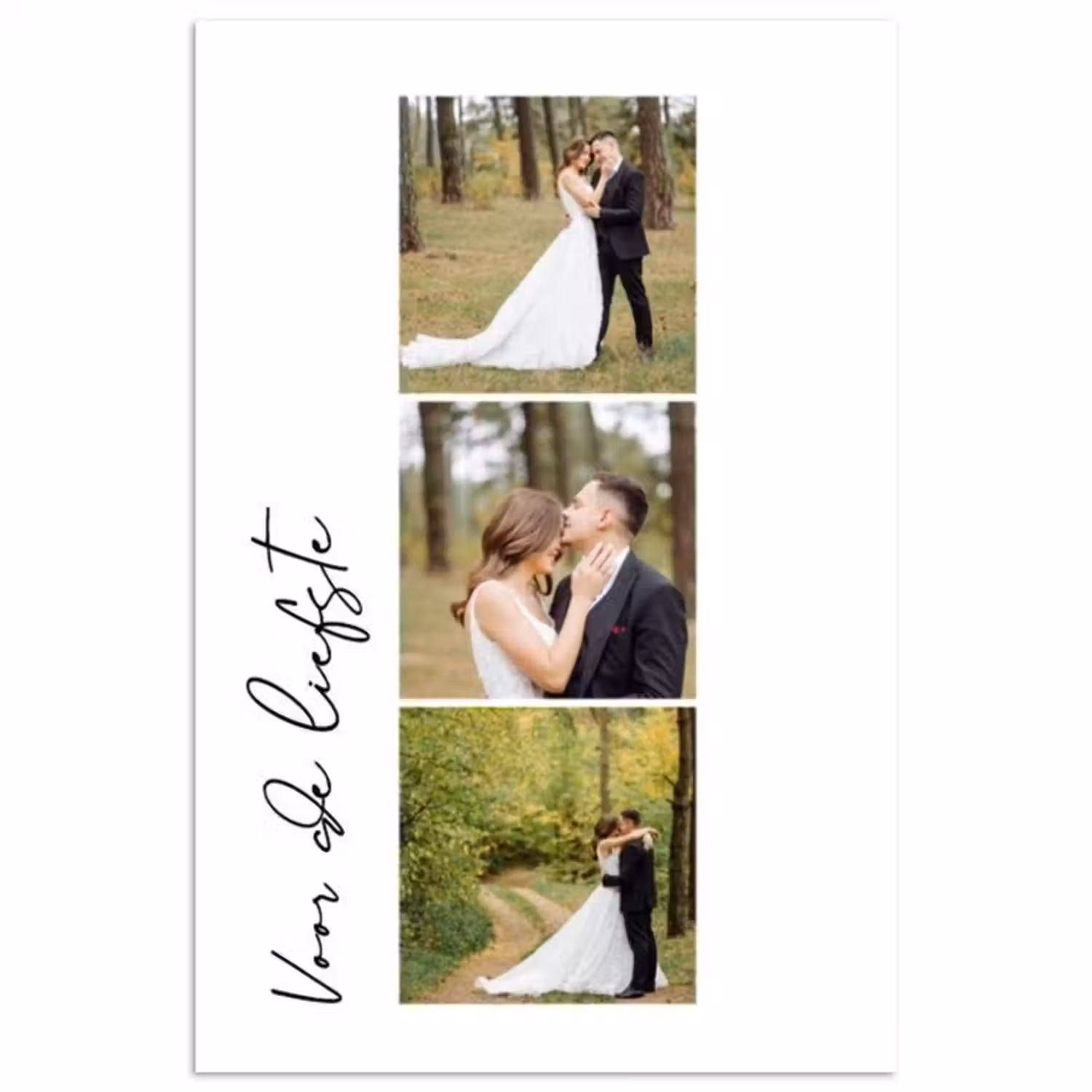 Gepersonaliseerde poster - Voor De Liefste - Collage