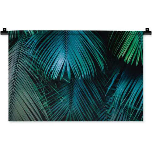 Palmblad - Tropisch - Natuur - Jungle Wandkleed katoen klein -zz3d