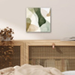 Japandi - Abstract - Groen aluminium wit klein -sfeer3
