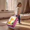 Dino - Voetbal - Oranje Kinderkoffer - Roze klein -sfeer1