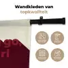you go girl - 3D - Rood Wandkleed katoen klein -sfeer2