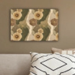 Abstract - Modern - Groen canvas 2cm klein 34 -sfeer3