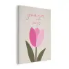 Tulp - Roze - Valentijn - Bloem PET vilt klein -3d