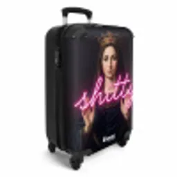 Ironisch - Tekst - Neon NBS - Handbagage koffer - Volwassenen Unisex middel -productfoto_3d
