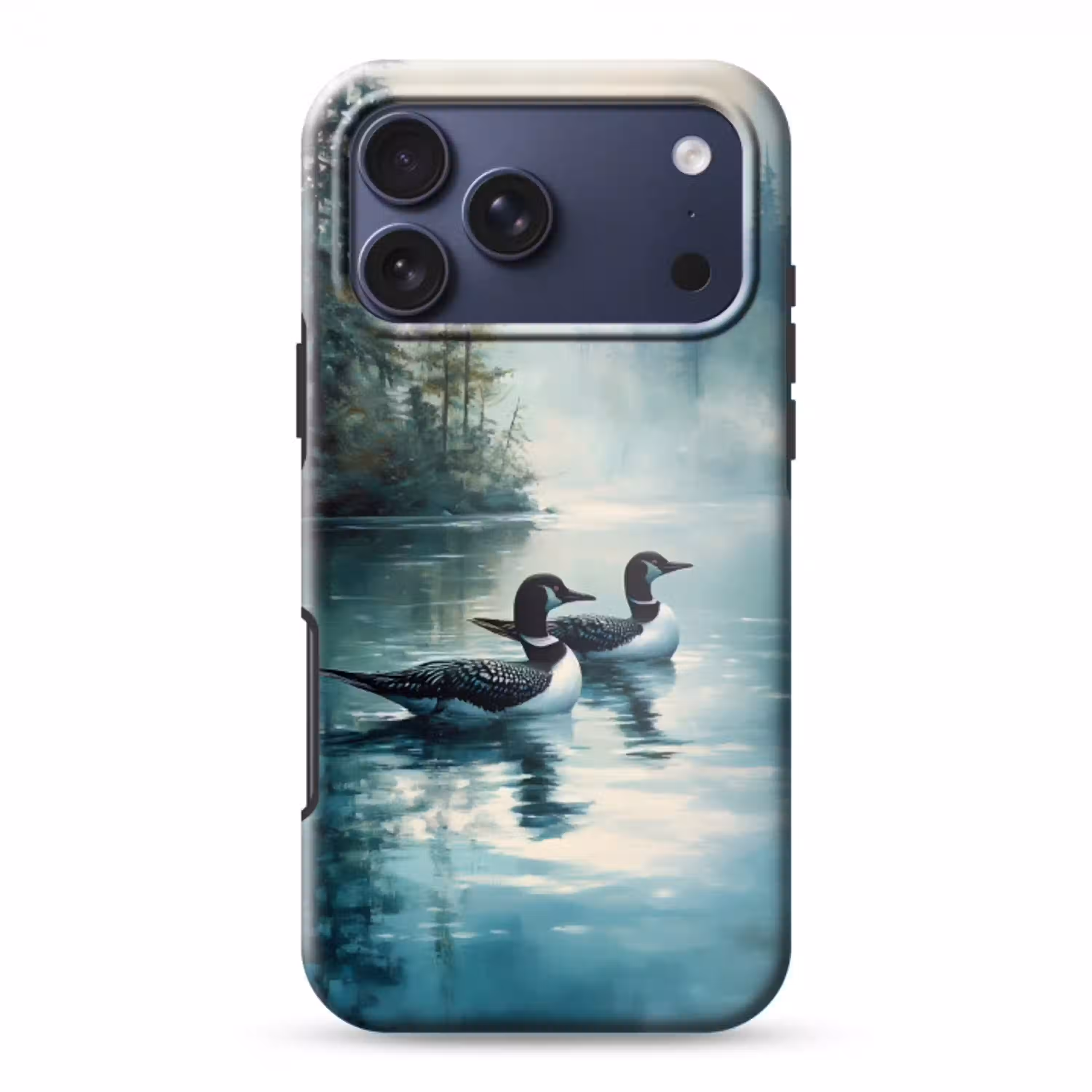 Bos - Water - Eenden - Mistig Toughcase MagSafe Apple iPhone 17 Pro Max klein -3d