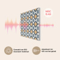Klassiek - Geometrisch - Blauw PET vilt klein 837 -USP_NL