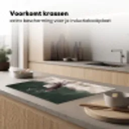 Edelhert - Gewei - Schildering - Rustiek Inductie beschermer vinyl 3mm klein -sfeer1