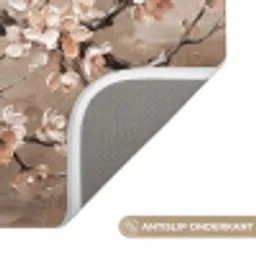 Bloesem - Takken - Schilderij - Beige - Serene Badmat klein -USP_AntislipNL