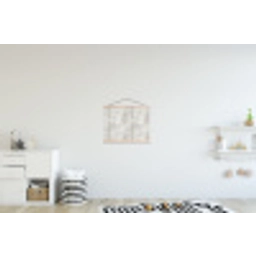 Grijs - Beton - Verweerd textielposter latten blank klein 122 -kinderkamer
