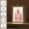Vrouw - Roze - Wijn - Zonnebril Light Box met kabel (Tafellamp) klein -USP_NL