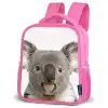 Schattige Koala Beer Kinderrugzak - Roze middel -schuin