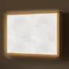 Lichtgrijs - Betonstructuur - Subtiel Light Box met batterij (Wandlamp) middel 907 -z3d_website