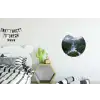 Waterval - Bomen - Bergen Wandcirkel aluminium klein -kinderkamer