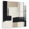 Zwart - Abstract - Japandi plexiglas 5mm klein -zzzproduct_nieuw