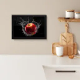 Appel - Rood - Water - Zwart - Fruit KitchenYeah - Keuken - Fotolijst klein -sfeer1