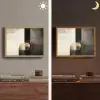 Vormen - Modern - Zwart Light Box met batterij (Wandlamp) middel -sfeer3