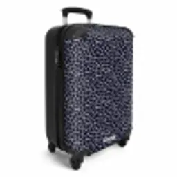 Dieren print giraf blauw NBS - Handbagage koffer - Kinderen Unisex middel -productfoto_3d