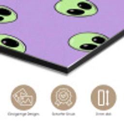Alien - Retro - Lila aluminium wit klein 46 -closeup_DE