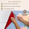 Tulpen - Roze accenten - Blauw keuken achterwand spatscherm klein -spatscherm_NL