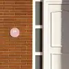 Effen roze - Modern Naambord Rond klein -sfeer3-rond-XS