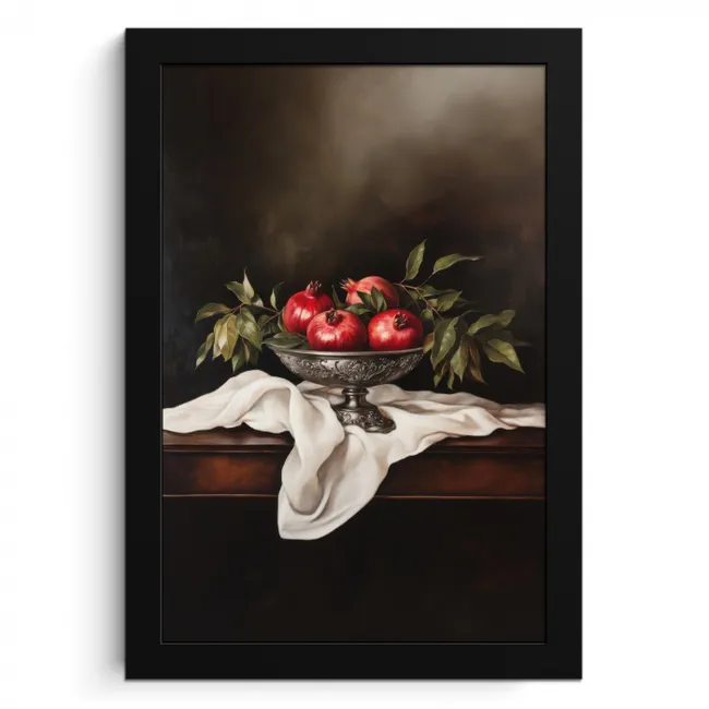 Granaatappels - Klassiek - Vintage KitchenYeah - Keuken - Fotolijst klein -3d