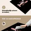Kreeft - Roze - Zacht - Zwart Inductie beschemer met haakjes klein -ky-schoon-nl