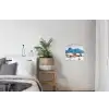 Landschap - Winter - Sneeuw textielposter latten blank klein -woonkamer