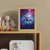 Schildpad - Dier - Galaxy - Ruimte Light Box met kabel klein -sfeer2_kind