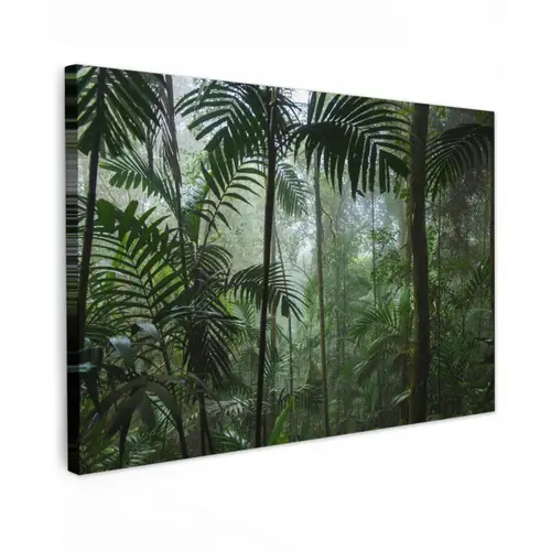 Mysterieuze Tropische Woud Tuinposter op houten frame 2 cm dik klein -3d