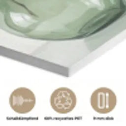 Vazen - Bladeren - Groen PET vilt klein -closeup_DE