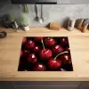 Rood - Fruit - Kersen Inductie beschermer vinyl 3mm middel -sfeer5