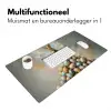Konijn - Eieren - Kleurrijk Muismat XXL klein -sfeer4