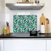Panterprint - Bladeren - Jungle Inductie beschemer met haakjes klein -sfeer2