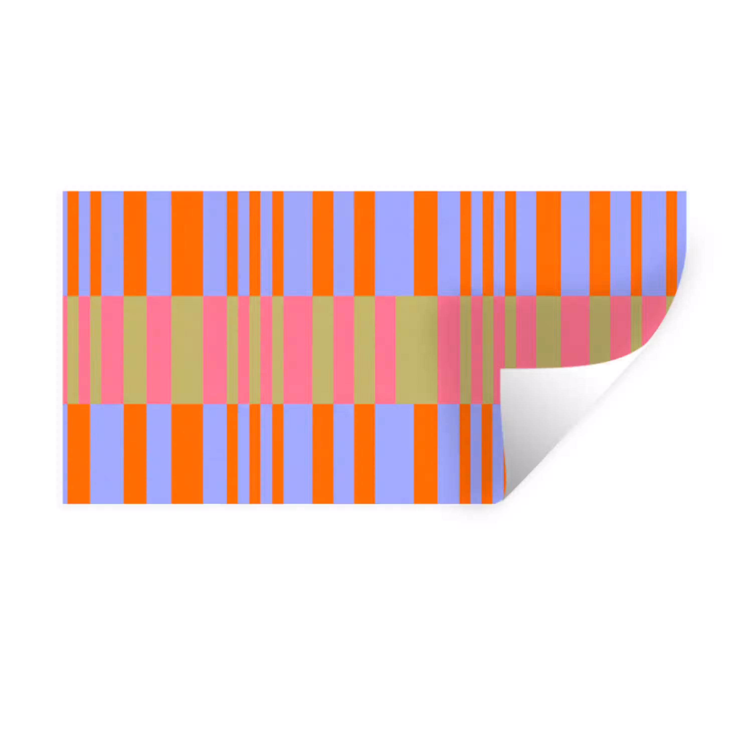 Abstract - Patroon - Geometrisch - Kleurrijk - Modern Muursticker klein -3d