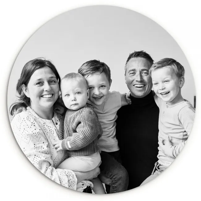 Foto op muurcirkel - Aluminium
