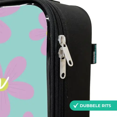 Madeliefjesmania mint Kinderkoffer - Zwart klein -rits_NL