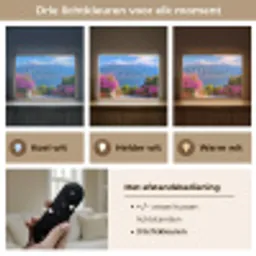 Lake Como - Italië - Landschap Light Box met batterij (Wandlamp) middel -USP_lichtkleurNL