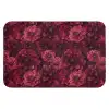 Dahlias - Bloemen - Rood Badmat klein 997 -3d