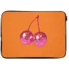 Discoballen - Kers - Spiegels - Roze laptophoes neopreen klein -zkaufland3dotto
