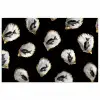 Oesters - Zwart - Vissen - Goud poster papier klein -3d