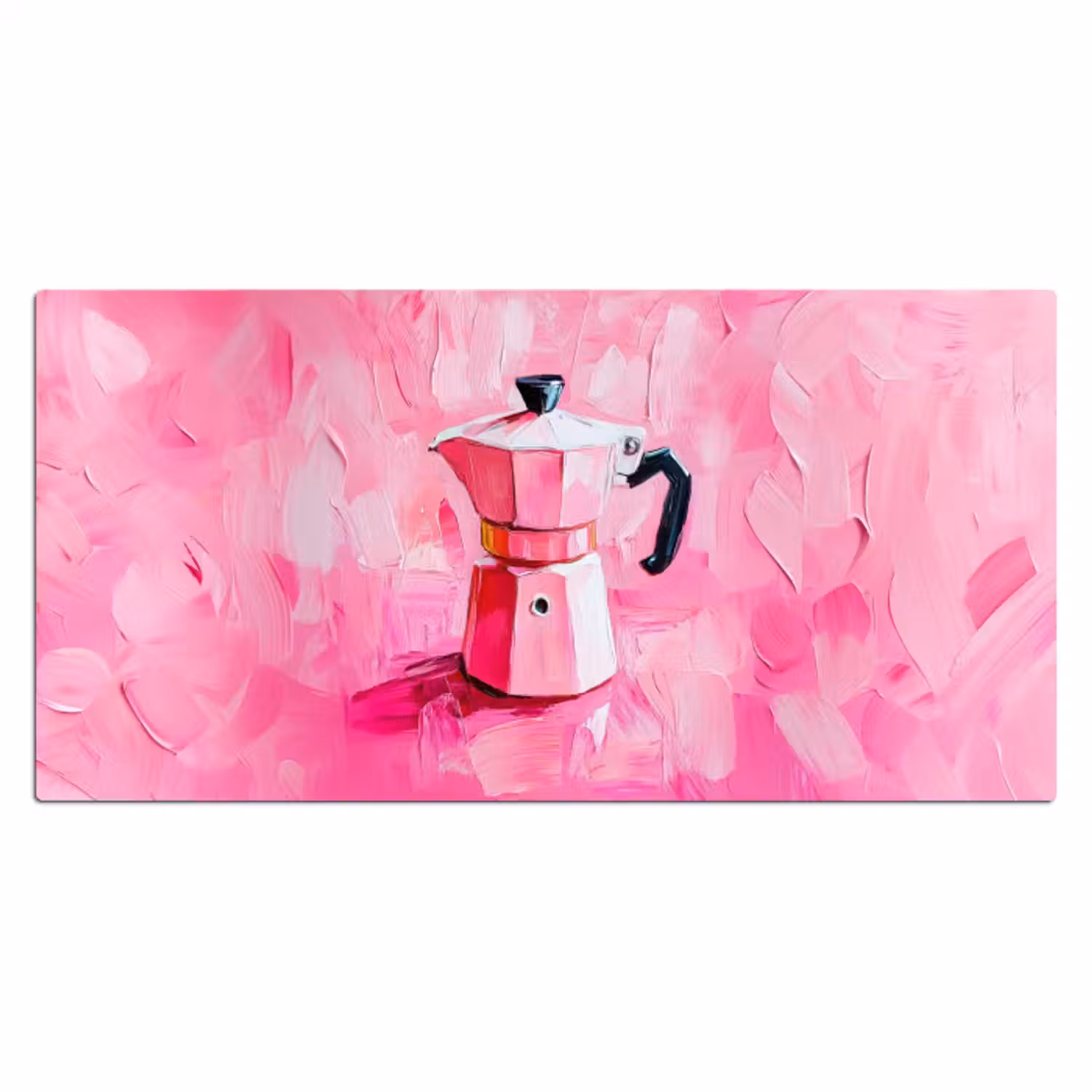 Bureau onderlegger - Roze - Verf - Coffee